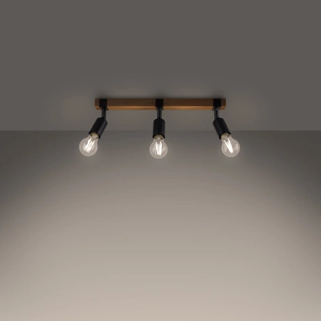 Ceiling lamp ZUCA 3 black