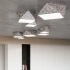 Ceiling lamp HEXA 35 silver