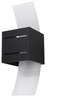 Wall lamp LORETO black + 1x LED Bulb G9 4000K Cool White 4.5W 530lm