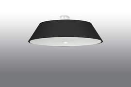 Ceiling lamp VEGA 70 black + 5x LED Bulb E27 4000K Cool White 7.5W 650lm