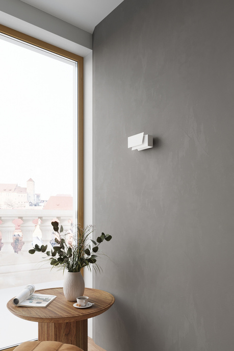 Wall lamp PIEGARE white + 1x LED Bulb G9 3000K Warm 4.5W 510lm