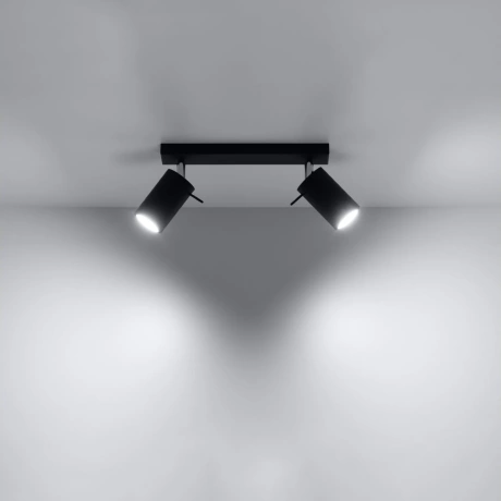 Ceiling lamp RING 2 black