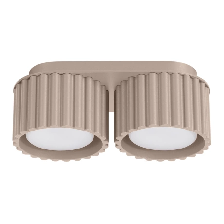Ceiling lamp AURA 2 taupe Gx53