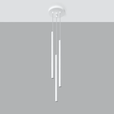 Pendant lamp PASTELO 3P white