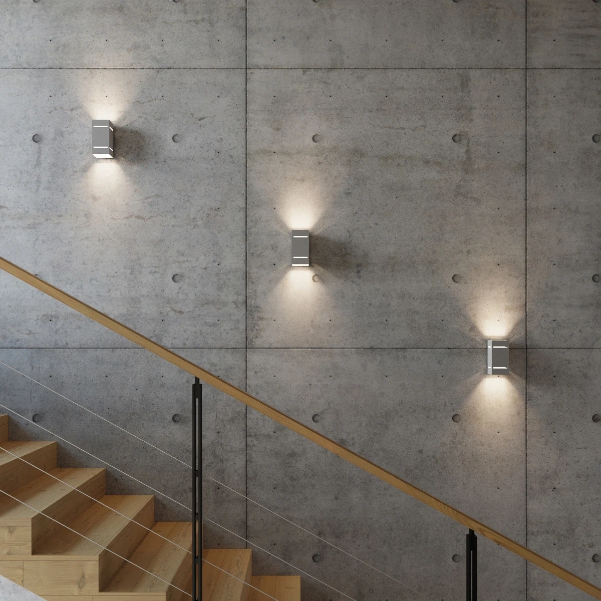 Wall lamp BLOCCO grey
