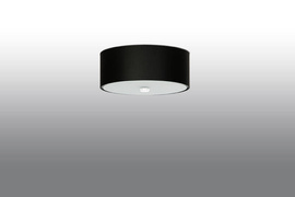 Ceiling lamp SKALA 30 black + 3x LED bulb E27 3000K Warm 7.5W 620lm