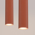 Pendant lamp KARBON 2 red ochre