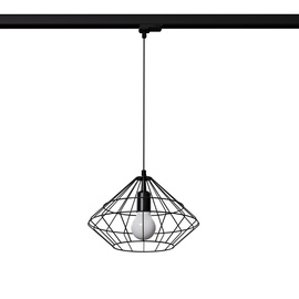 Pendant lamp UMBERTO black E27 4000K 7,5W 690lm