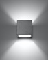 Wall lamp QUAD concrete + 1x LED Bulb G9 4000K Cool White 4.5W 530lm