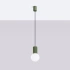 Pendant lamp HALO 1 olive green