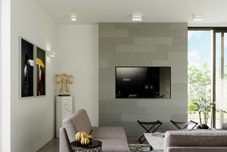 Ceiling lamp LOBO MAXI white + 2x LED Bulb G9 3000K Warm 4.5W 510lm