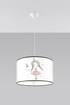 Hanging lamp PRINCESS 40 + 1x LED Bulb E27 3000K Warm 7.5W 620lm