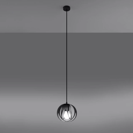 Pendant lamp TULOS 1 black