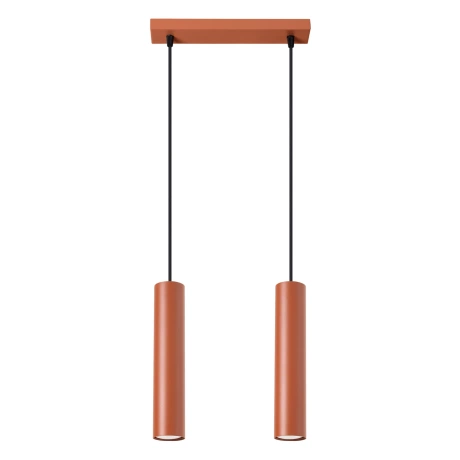 Pendant lamp LAGOS 2 red ochre