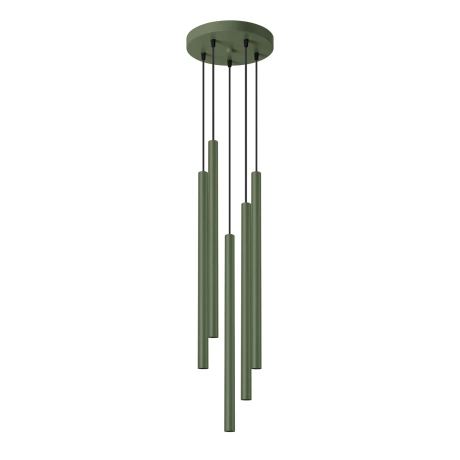 Pendant lamp PASTELO 5P olive green