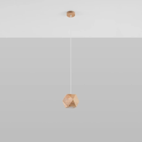 Pendant lamp WOODY natural wood