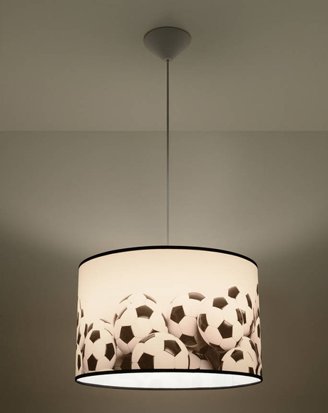 Hanging lamp BALL B 40 + 1x LED Bulb E27 4000K Cool White 7.5W 650lm