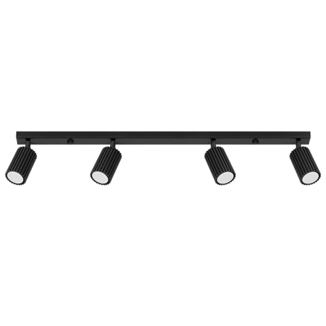 Ceiling lamp KARBON 4L black