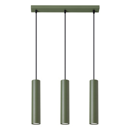 Pendant lamp LAGOS 3L olive green