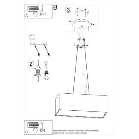 Chandelier SANTA BIS 80 black