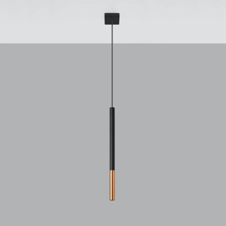 Pendant lamp MOZAICA 1 black/copper