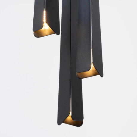 Pendant lamp PRYSM 3P black