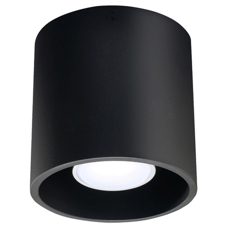 Ceiling lamp ORBIS 1 black + 1x LED Bulb GU-10 3000K Warm 7W 620lm.