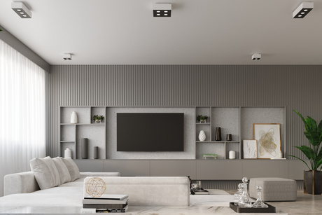 Ceiling lamp MONO 2 white + 2x LED Bulb GU-10 3000K Warm 7W 620lm