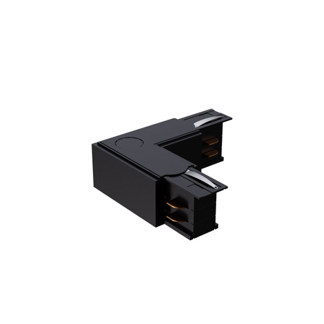 Right angle power connector, black