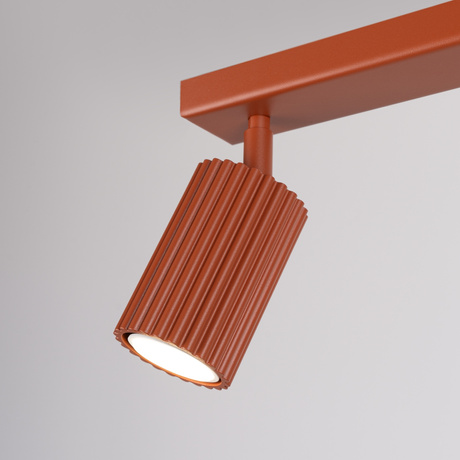 Ceiling lamp KARBON 2 red ochre