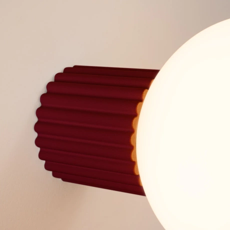 Wall lamp HALO burgundy IP44