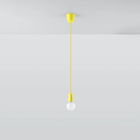 Pendant lamp DIEGO 1 yellow
