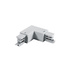 Power supply connector ANGLED LEFT white