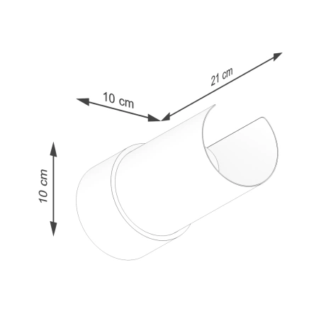 Wall lamp FLASH white