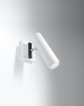 Wall lamp DIREZIONE white + 1x LED Bulb GU-10 4000K Cool 7W 630lm